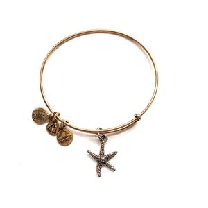 Alex and Ani gold starfish bracelet